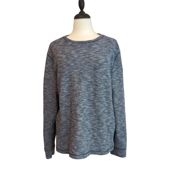 Blue Long Sleeve Thermal Top Size XL - Picture 1 of 2